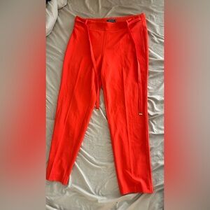 Women’s Bright Work Pants Red-Orange